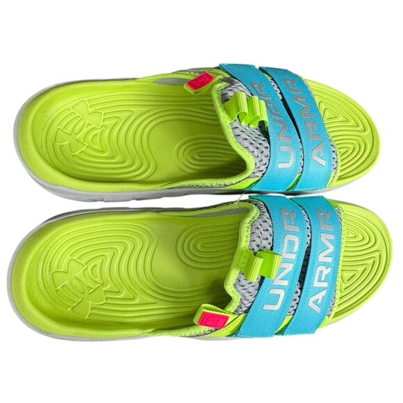 Under Armour UA Ignite Alpha Slides Sandals 3025051-104 Mens 14 Womens 15.5W New - Picture 6 of 9